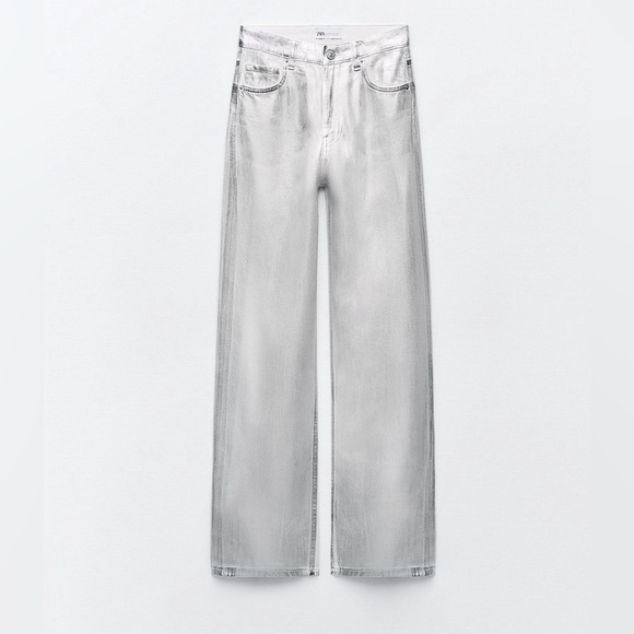 Zara Denim - Zara White Flare & Wide Leg Jeans